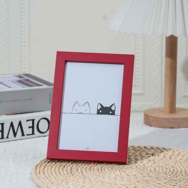 뎁시스 다양한 크기 나무 프레임 사진 액자, 1개, 색상 9