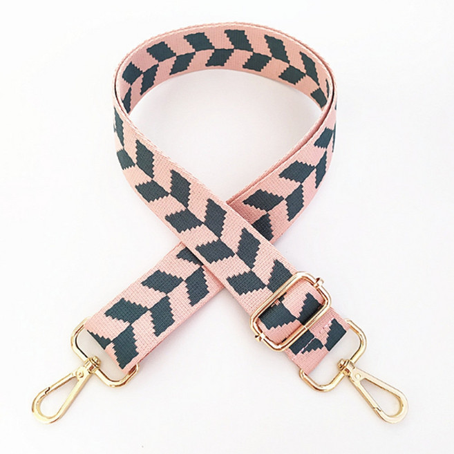 알로데 체크보드 가방 스트랩 75~130cm