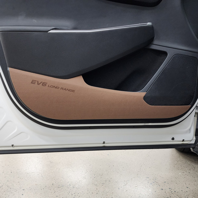 매드라인 스크래치 방지 더뉴 도어 커버 4p 세트, 다크브라운, EV6 롱레인지