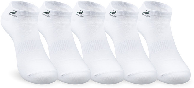 크로커다일 남여공용 자수 스탠다드 스니커즈 양말 5족 세트 CD227/CD229