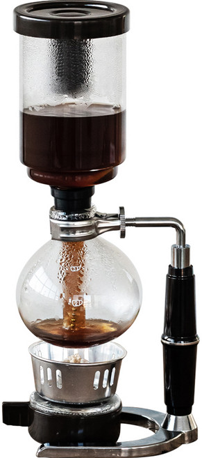 칼딘 홈카페 콤팩트 진공 사이폰 360ml SPC-3, 브라운 + 블랙, 1개