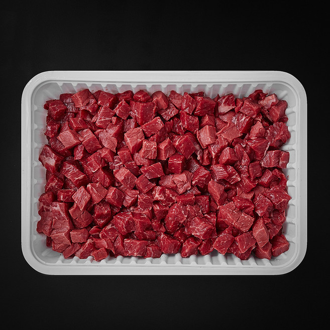 한우 정육 세절 1등급 국거리용 (냉장), 1개, 1kg