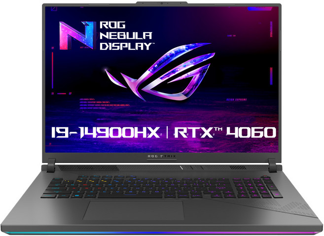 에이수스 2024 ROG 스트릭스 G18 코어i9 인텔 14세대 지포스 RTX 4060, Eclipse Gray, 2TB, 16GB, Free DOS, G814JVR-N6052