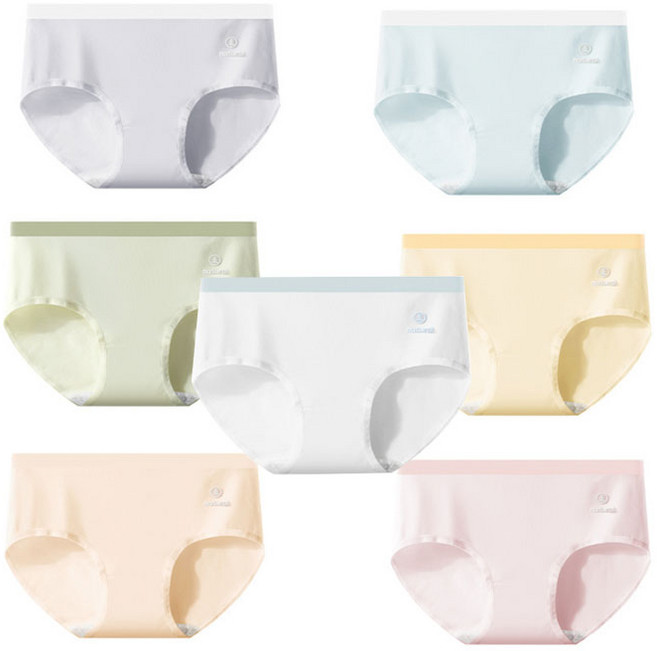여아용 내츄럴 코튼 학생 팬티 7종 세트