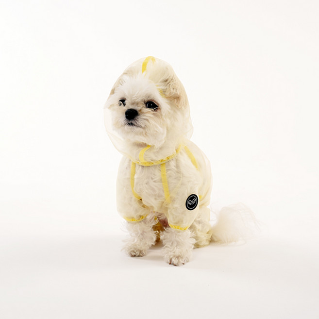 퍼피엔젤 강아지 시스루 커버롤 OW021, 280 Yellow, 1개