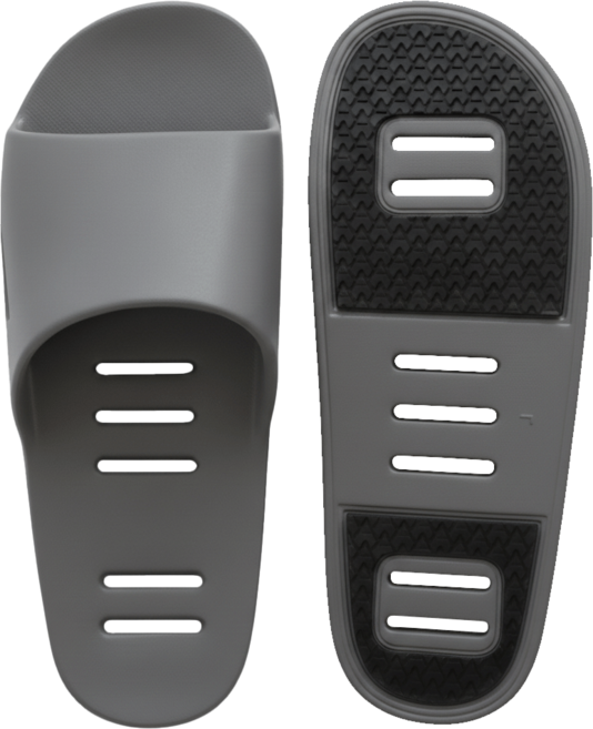 니드코 바스뷰 논슬립 욕실화, 차콜, 1개