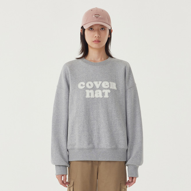 COVERNAT WOMAN 女款Oversize Cooper標誌大學T