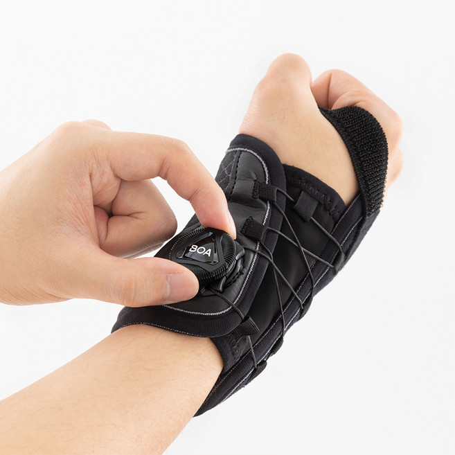 소조 스포츠 보아 손목보호대, 블랙, 1개