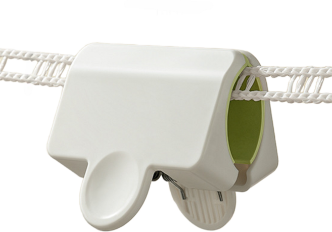 해피굿즈 고급 이불 무자국 빨래집게 대형, 그린, 1개