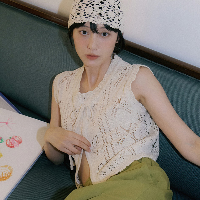 REORG 女款Woi鉤織背心
