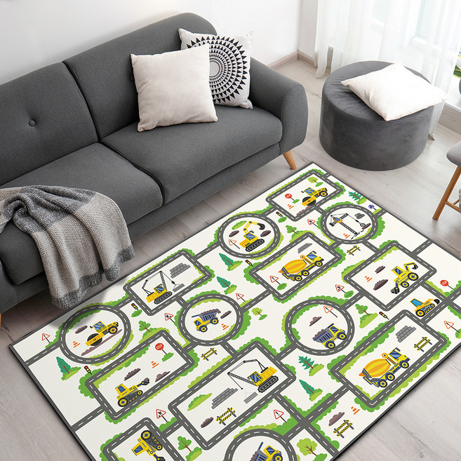 LEEJUNG 重型機械汽車工具遊戲DTP地毯