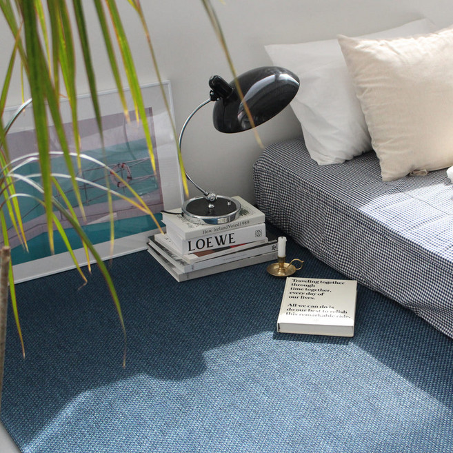 노크노크 먼지없는 플랫 쟈가드 거실 러그