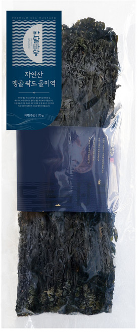 반달바닿 자연산 맹골곽도 돌미역, 170g, 1개