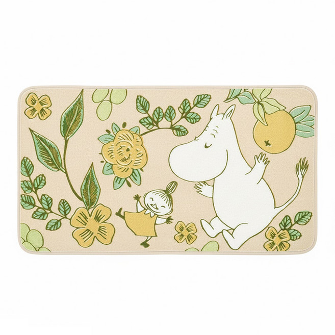 MARUSHIN 丸真 Moomin 可愛插畫毛毯 姆明和小不點