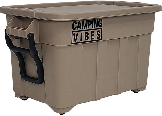 SPACE EDITOR Camping Vibes 多功能收納箱 75L, 沙米色, 1層, 1個