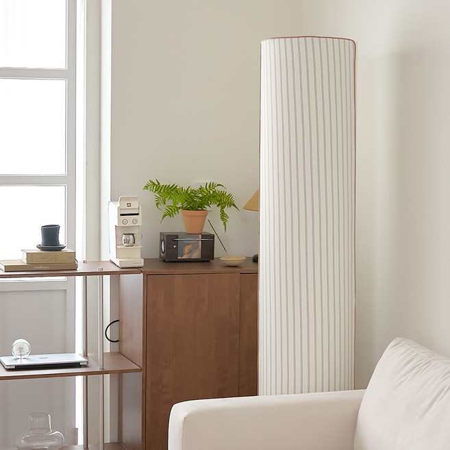 베베데코 스판 스탠드 에어컨 커버 원형, 데이