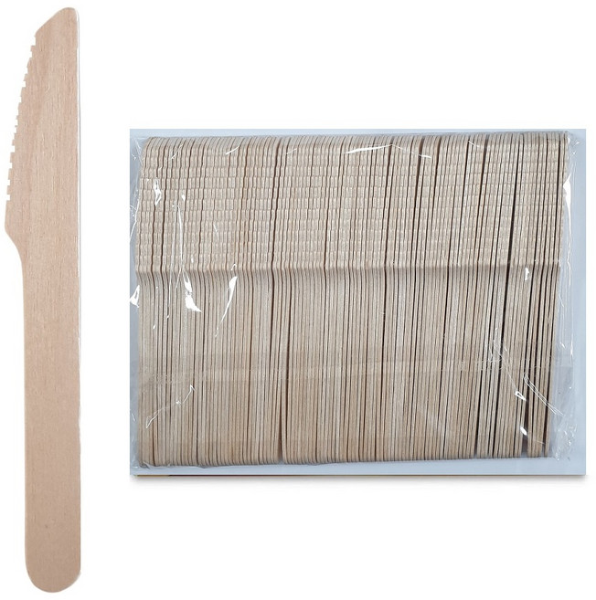 생활을그리다 우드나이프 벌크포장 140mm, 100개입, 1개