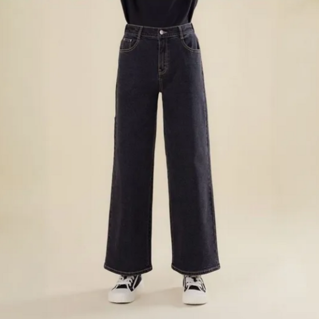 아이러브제이 주니어 디디오 모켄드 세미 와이드 데님 팬츠