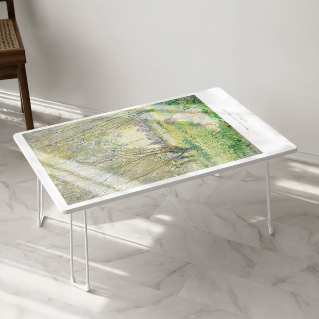 스토리퍼니쳐 국내생산 포스터 액자 명화 테이블 720 버드나무 아래 앉아있는 여인 A타입, 버드나무 아래 앉아있는 여인 A