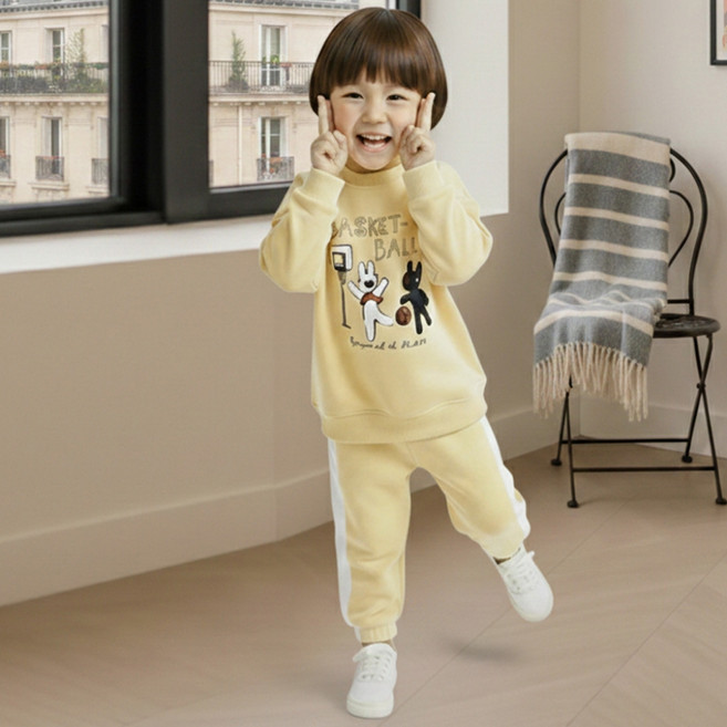 키즈꼬모 아동용 가스파드와리사 바스켓볼 세트