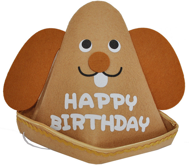 고급 생일모자, 강아지, 1개