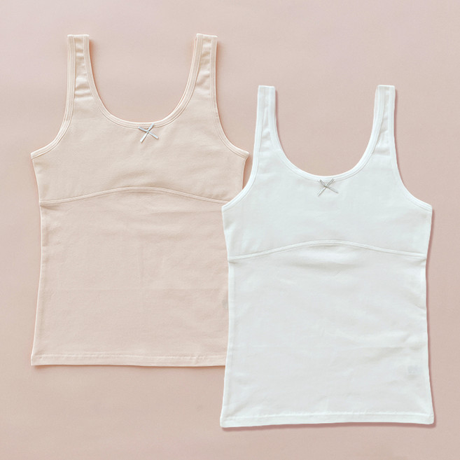 주니데이 학생 런닝 코튼리본 2종 세트