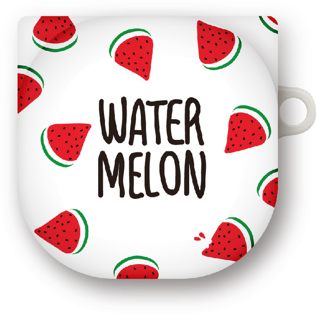 프루그나 디자인 과즙팡팡 갤럭시 버즈 프로 / 버즈 라이브 / 버즈2 케이스, 수박