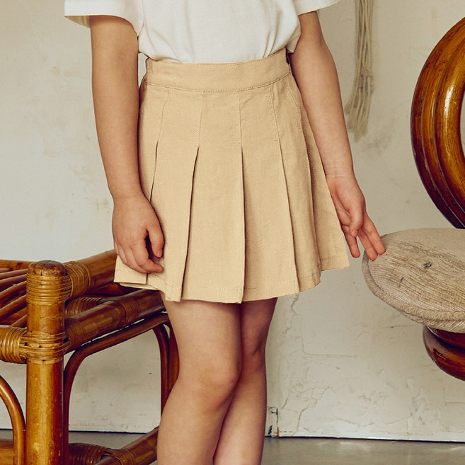 토토헤로스 여아용 TH 아이브 플리츠 랩 팬츠