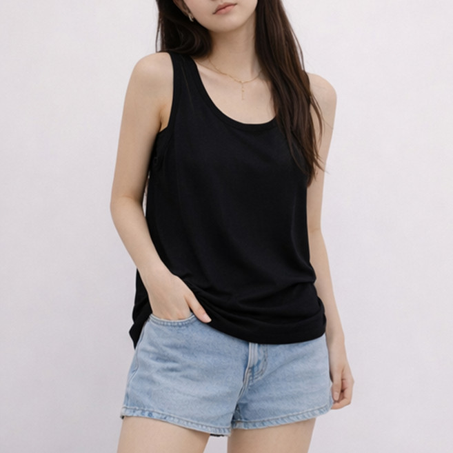 안다로미 여성용 히타니에 루즈핏 롱나시