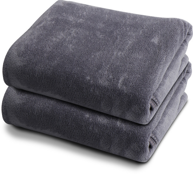 차싹 초극세사 차량용 세차타월 초특대형 60x200cm, 그레이, 2개