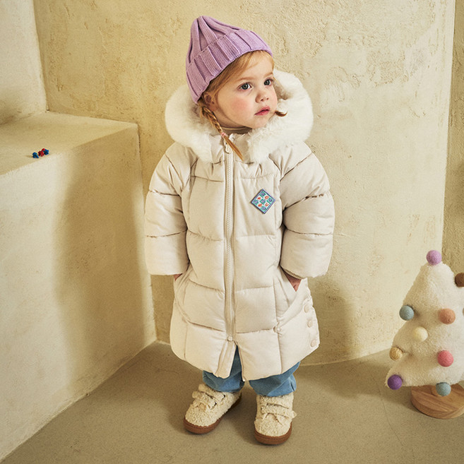 mollimelli 兒童款 Good Muse 微凝膠連帽長版外套