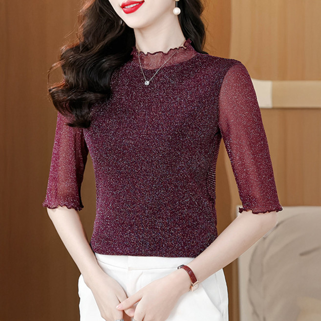 포플러앤씨 여성용 리디아레 시스루 빅사이즈 티셔츠 P26SMT030913