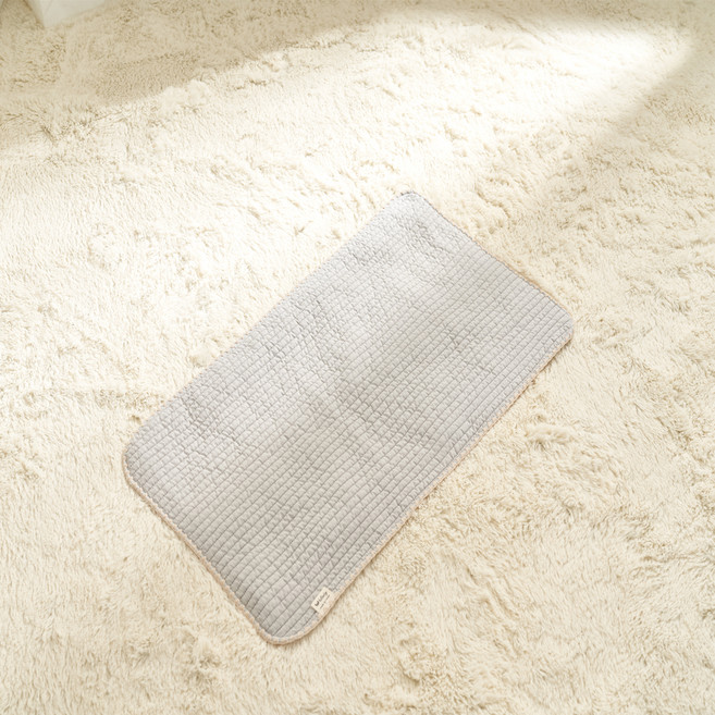 롤베이비 휴대용 착한 유아방수패드, 그레이, 1개