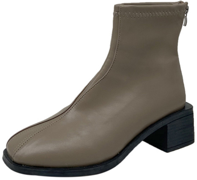 몬드스팟 여성 포렐 사각코 사선 절개 앵글부츠 3cm YT_RB907_MA