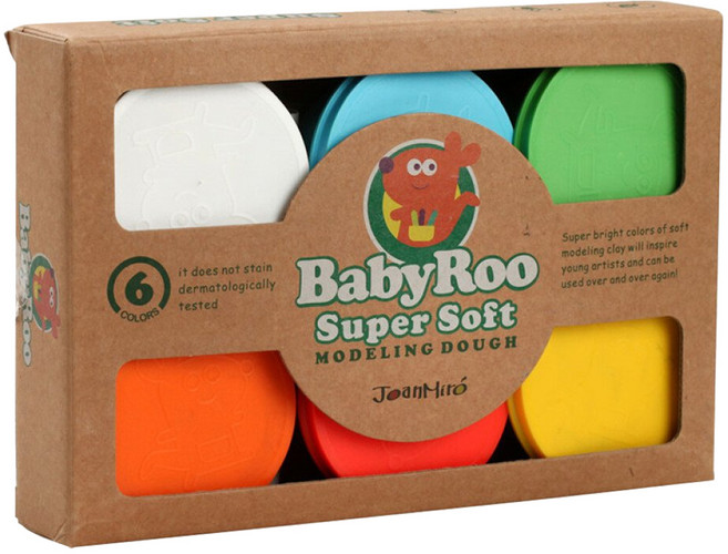 Joan Miro BabyRoo 穀物黏土, 多色, 825g, 6色