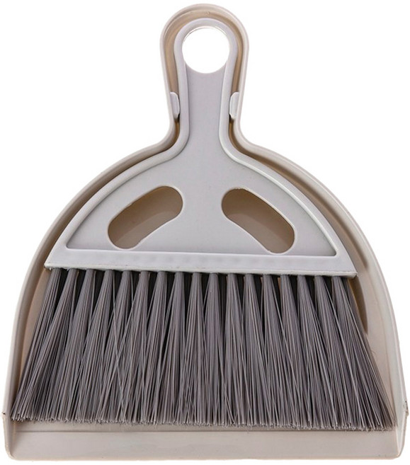 hold 掃 巧二嫂桌掃組, 1組, 灰色 + 米色