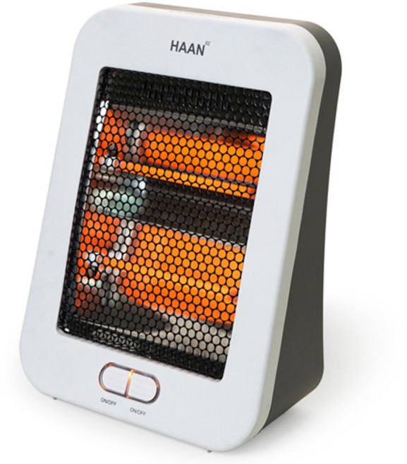 한경희생활과학 프리미엄 2단 석영관 전기히터, IA-SH100, 화이트 + 그레이