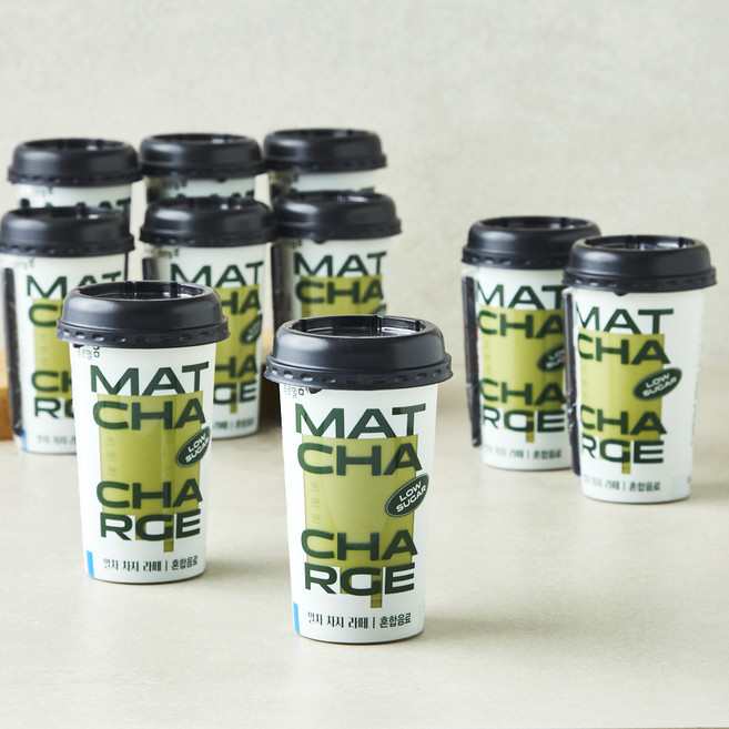 푸르밀 말차 차지 라떼, 200ml, 10개