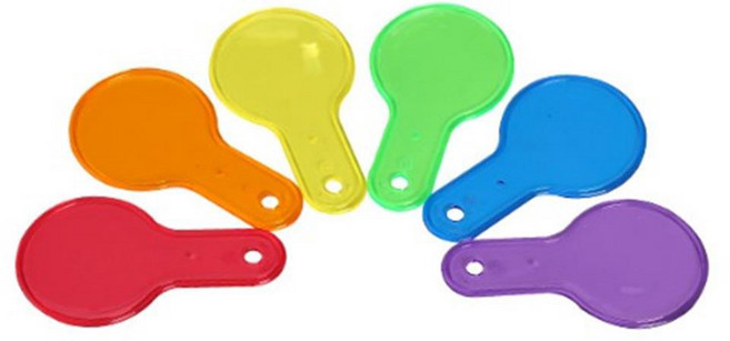 색깔 돋보기 6종 세트, 혼합색상, 1세트