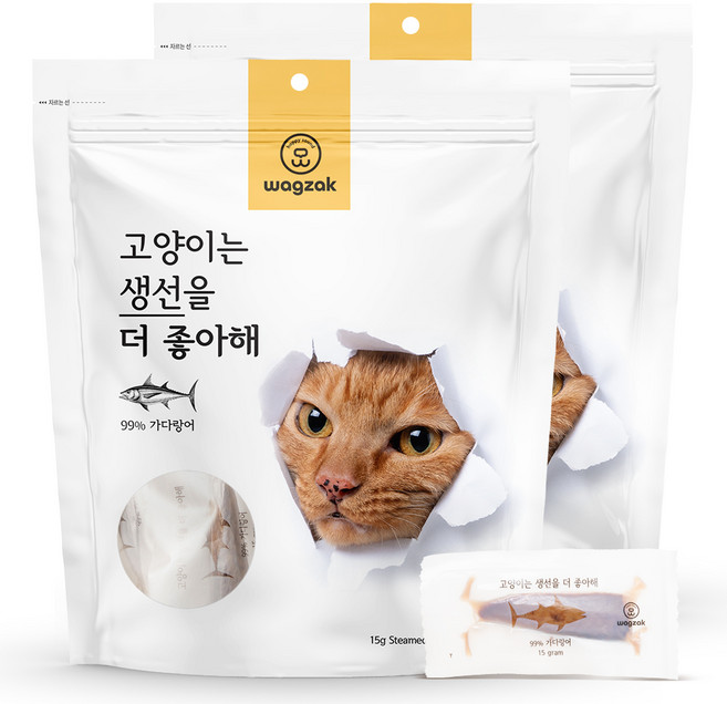 와그작 고양이는 생선을 더 좋아해 21p, 가다랑어, 315g, 2개