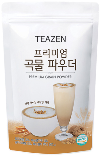 티젠 프리미엄 곡물 파우더, 1개입, 1개, 500g