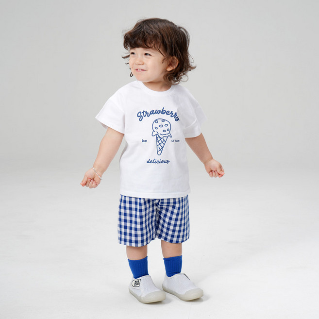 KIDSCOMO 兒童款甜點短袖上下套裝