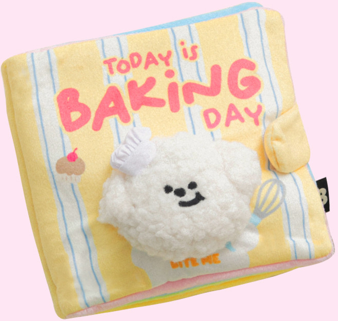 바잇미 강아지 베이킹데이 노즈워크 플레이북 장난감, 베이지, 1개