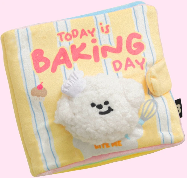 바잇미 강아지 베이킹데이 노즈워크 플레이북 장난감, 베이지, 1개 - 쿠팡