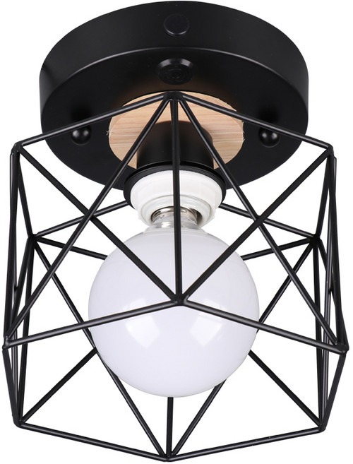 원하 LED 스타 직부등 12W 주광색 B11, 블랙, 1개