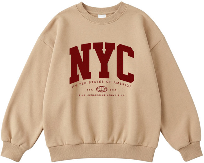 JENNY Oversize版型 NYC 大學T JN1095M