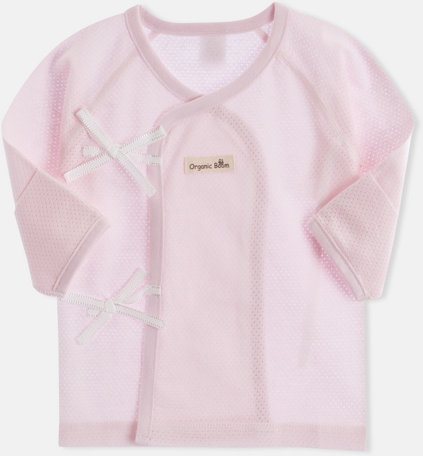 오가닉붐 매쉬 자카드 배냇저고리