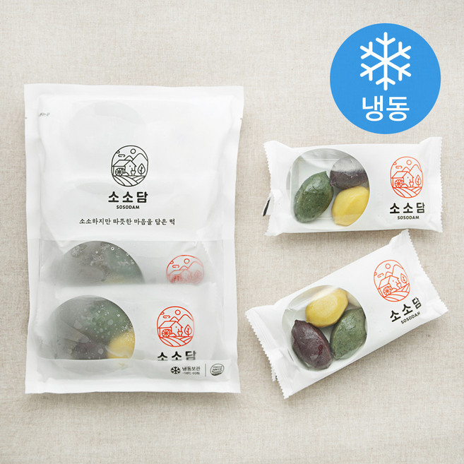 소소담 깨송편 4개입 (냉동), 400g, 1개입, 1개