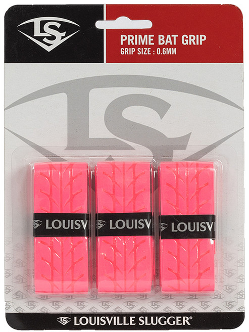 LOUISVILLE Slugger LS PRIME BAT GRIP 握把布3件組 LZ1101TPK, 粉紅色, 1組