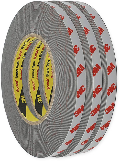 쓰리엠 아크릴 폼 그레이 양면테이프 8mm x 11m, 3개